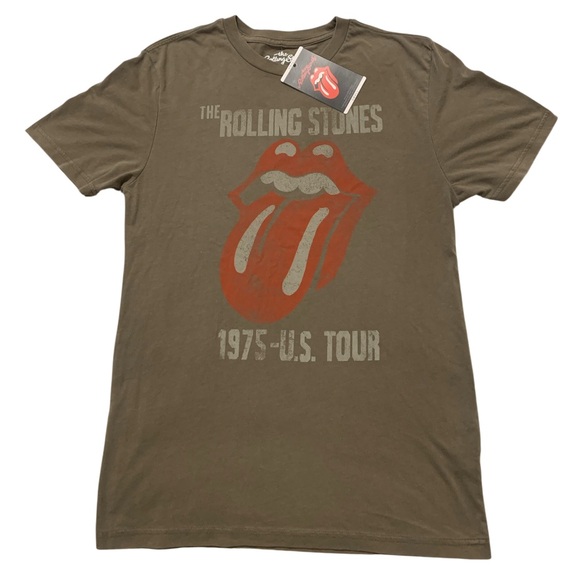 NWT ROLLING STONES 1975 US Tour Graphic T-Shirt - VINTAGE - Size Small - Picture 2 of 5
